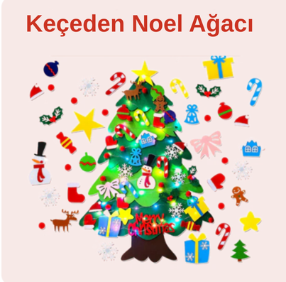 KEÇEDEN NOEL AĞACI